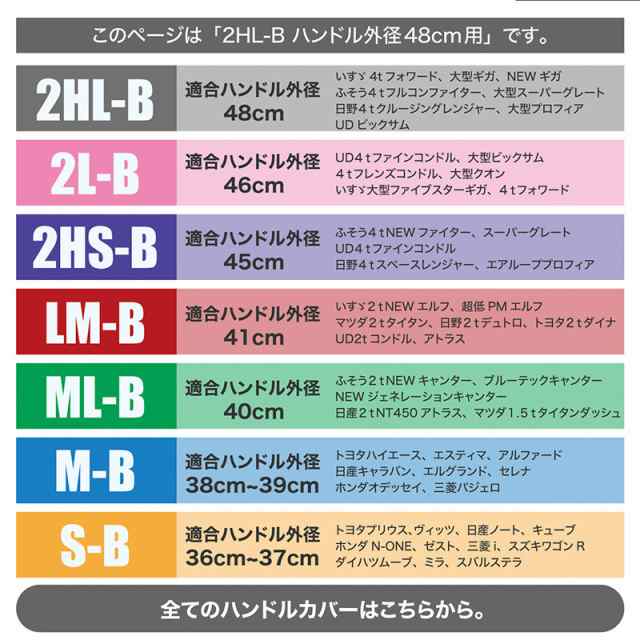 ハンドルカバー トラック用品 キルティング キルト 2HL-B 48cm 太巻き 2t 4t 10t 大型車 ステアリングカバーの通販はau PAY  マーケット - 【レビューを書いてP5％】 クロスリンク