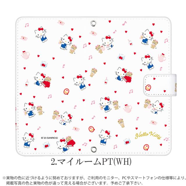 スマホケース 手帳型 ほぼ 全機種対応 デザイン キティちゃん サンリオ