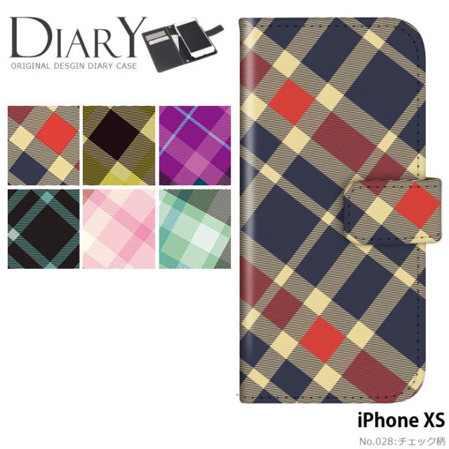 Iphonexs Iphone Xs ケース 手帳型 アイフォンxs デザイン かわいい チェック柄の通販はau Pay マーケット Iphone 手帳型スマホケース専門店 Smasmasweets