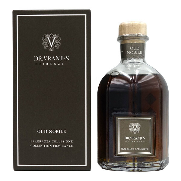 ドットール・ヴラニエス DR. VRANJES リードディフューザー ウードノービレ （OUD NOBILE）250ml 【難あり・スティックなし】