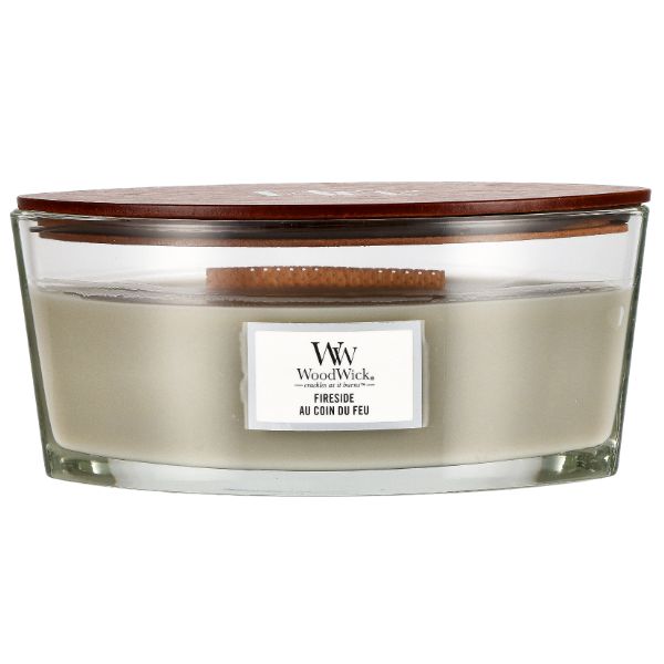ウッドウィック WoodWick ハースウィック (L) ファイヤーサイド アロマキャンドル