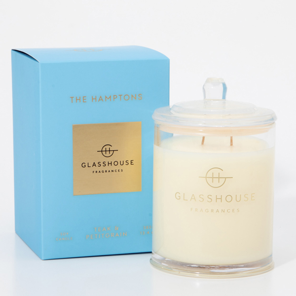 グラスハウス GLASSHOUSE アロマキャンドル ラージ ハンプトン 380gの通販は 5,466円