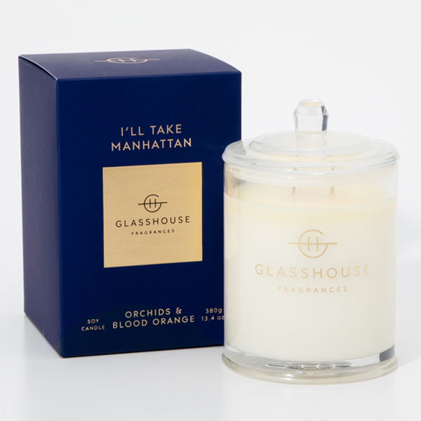 グラスハウス GLASSHOUSE アロマキャンドル ラージ マンハッタン 380gの通販は