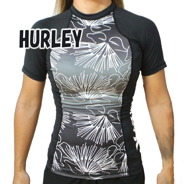 Hurley ハーレー レディース 半袖ラッシュガード One Only Sig Zane Wailehua S S Rashguard Black 女性用 ラッシュガード Ladys Women の通販はau Pay マーケット サーフィンワールド