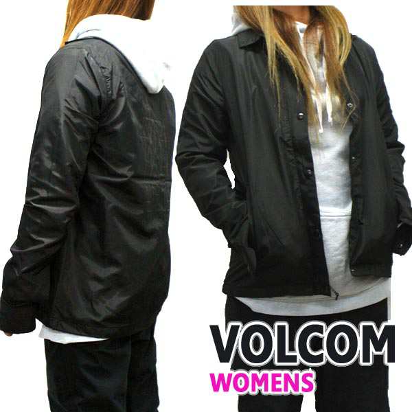 Volcom ボルコム レディース用 Cassidys Coach Jacket Black コーチジャケット 撥水ジャケット Volcom 女性用 スノーボード用 返品 交の通販はau Pay マーケット サーフィンワールド