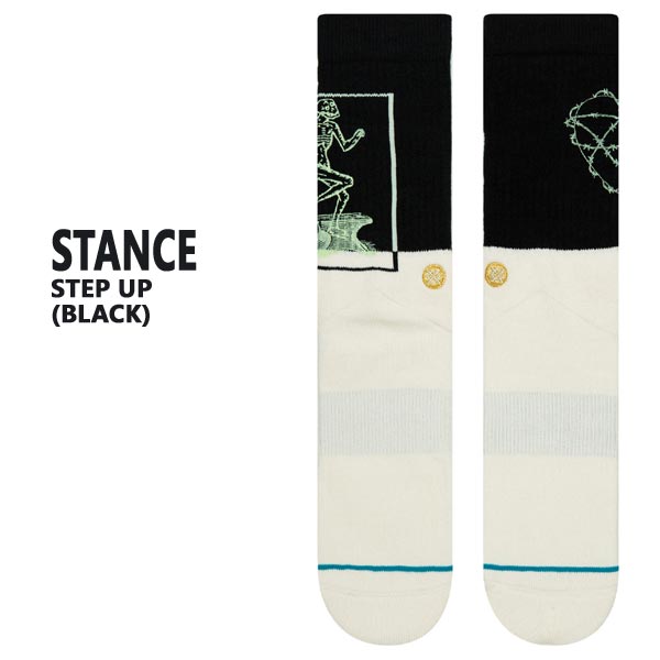 Stance スタンス Step Up Black Sock スケーターソックス 男性靴下 メンズ ソックス Lsizeの通販はau Pay マーケット サーフィンワールド