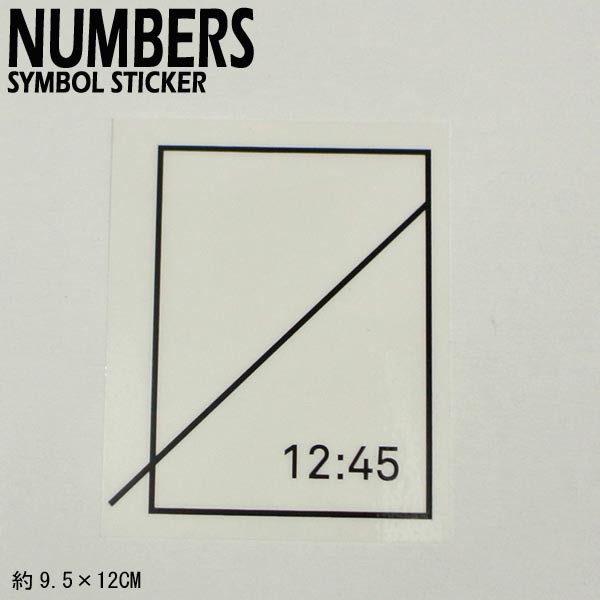 Numbers Edition ナンバーズエディション Symbol Sticker Black ステッカー シール スケボー 05の通販はau Pay マーケット サーフィンワールド