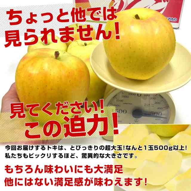 青森県より産地直送 JAつがる弘前 トキ 超大玉 5キロ (9玉から10玉) 送料無料 りんご リンゴ 林檎の通販はau PAY マーケット - 産直だ より