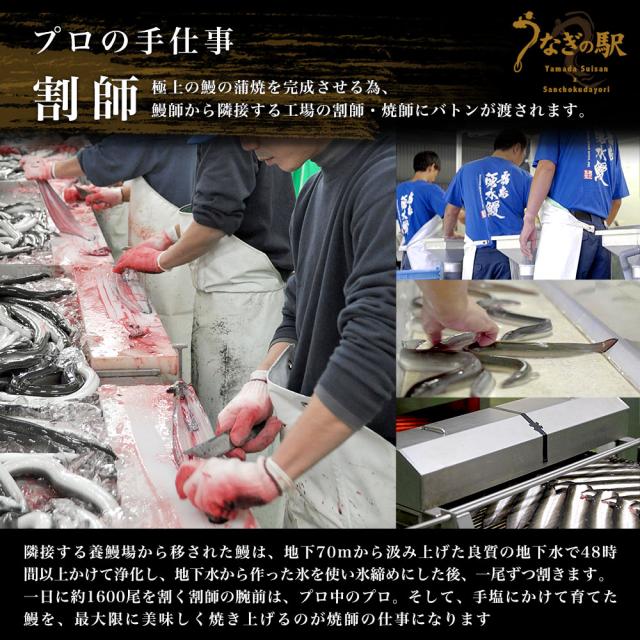 鹿児島県産 山田水産の極上国産うなぎ蒲焼「山田の粋（やまだのいき）」長焼（120g×4尾）送料無料 鰻蒲焼 ウナギ ※クール冷凍便 