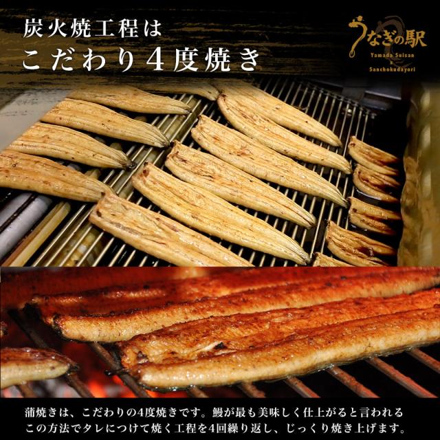 鹿児島県産 山田水産の極上国産うなぎ蒲焼「山田の粋（やまだのいき）」長焼（120g×4尾）送料無料 鰻蒲焼 ウナギ ※クール冷凍便 