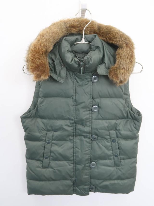 Gap ギャップ フード付ダウンベスト 緑 レディース Aランク Xxsの通販はau Pay マーケット ブランド古着の買取販売 Wanboo