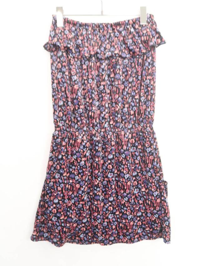 Ciaopanic チャオパニック 花柄フリルベアトップワンピース 黒 ピンク レディース Aランク Mの通販はau Pay マーケット ブランド古着の買取販売 Wanboo