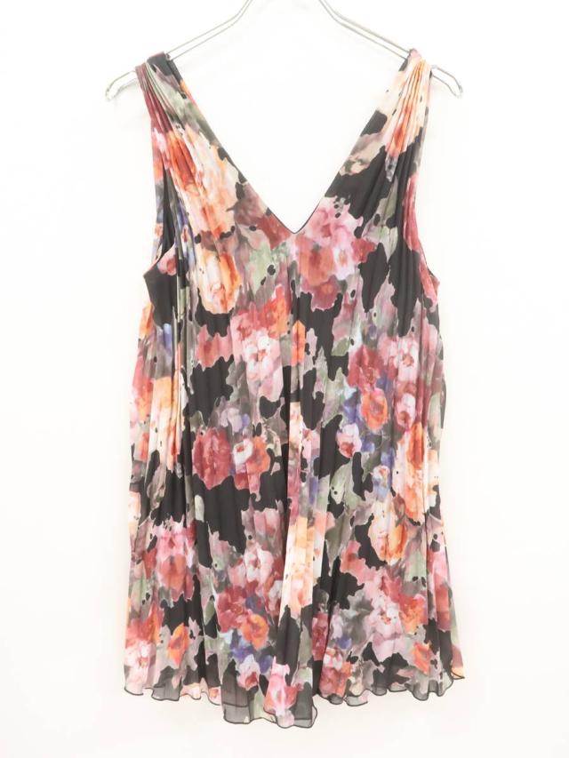 Rienda リエンダ ぼかしフラワープリーツミニワンピース ノースリーブ ピンク 黒 レディース Aランク Sの通販はau Pay マーケット ブランド古着の買取販売 Wanboo