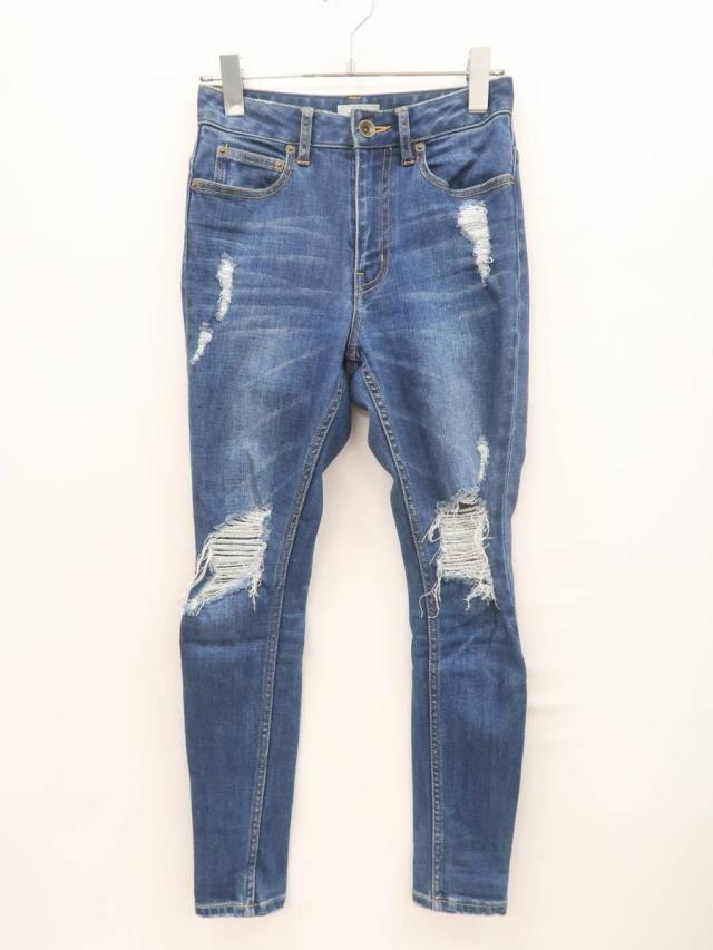 Searoomlynn シールームリン クラッシュスキニーデニムパンツ 青 レディース Aランク Xsの通販はau Pay マーケット ブランド古着の買取販売 Wanboo