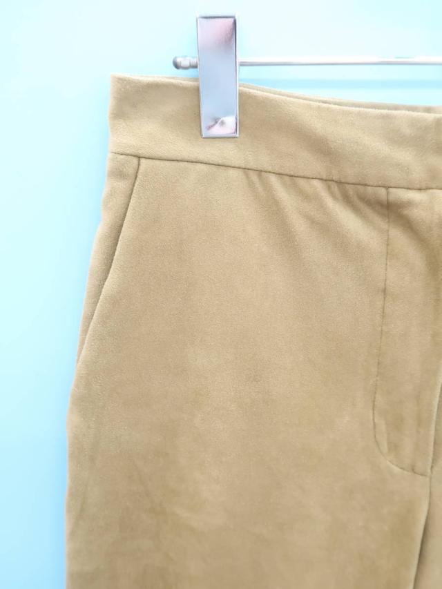 Zara ザラ ハイウエストフェイクスエードクロップドパンツ ベージュ レディース Aランク S 委託倉庫から出荷 の通販はau Pay マーケット ブランド品の買取販売 Wanboo