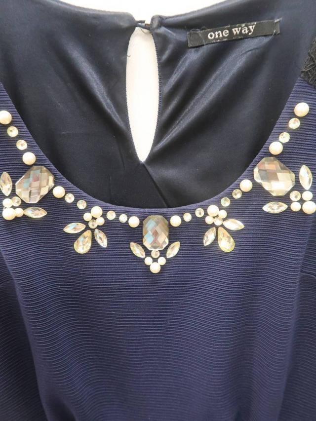 One Way ワンウェイ パールビジューレースドッキングフレアワンピース ノースリーブ 紺 黒 レディース A ランク Mの通販はau Pay マーケット ブランド古着の買取販売 Wanboo One Way ワンウェイ パールビジューレースドッキングフレアワンピース ノースリーブ 紺 黒 レディース A ランク Mの通販はau Pay マーケット ブランド古着の買取販売 Wanboo