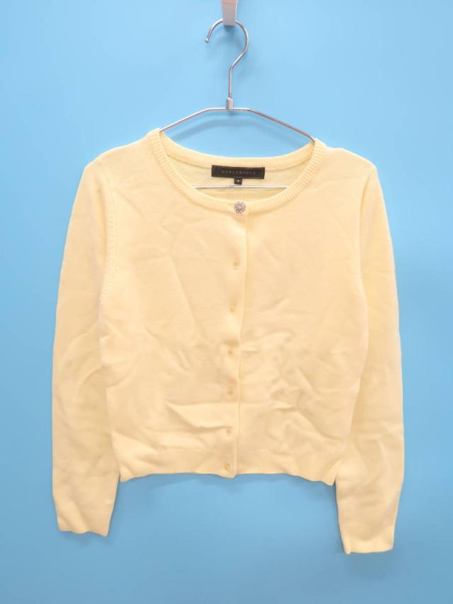 Mercury Duo マーキュリーデュオ ポイントビジューボタンニットカーディガン 長袖 黄 レディース 新品 Fの通販はau Pay マーケット ブランド古着の買取販売 Wanboo