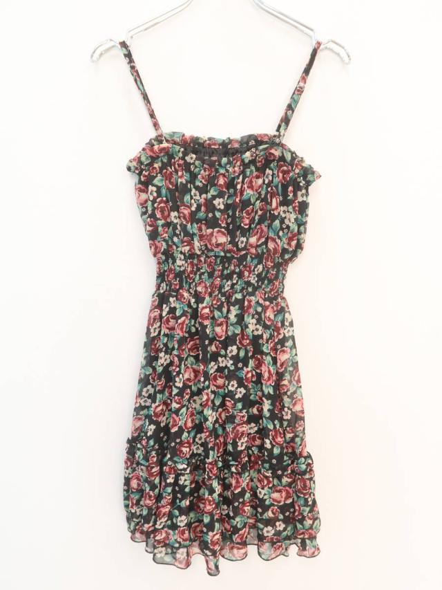 Ingni イング 花柄シフォンワンピース 黒 赤 レディース Aランクの通販はau Pay マーケット ブランド古着の買取販売 Wanboo