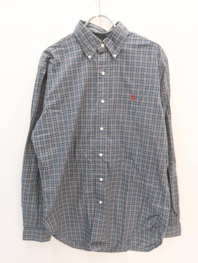 Ralph Lauren ラルフローレン チェックシャツ 長袖 緑 紺 メンズ Aランク Sの通販はau Pay マーケット ブランド古着の買取販売 Wanboo