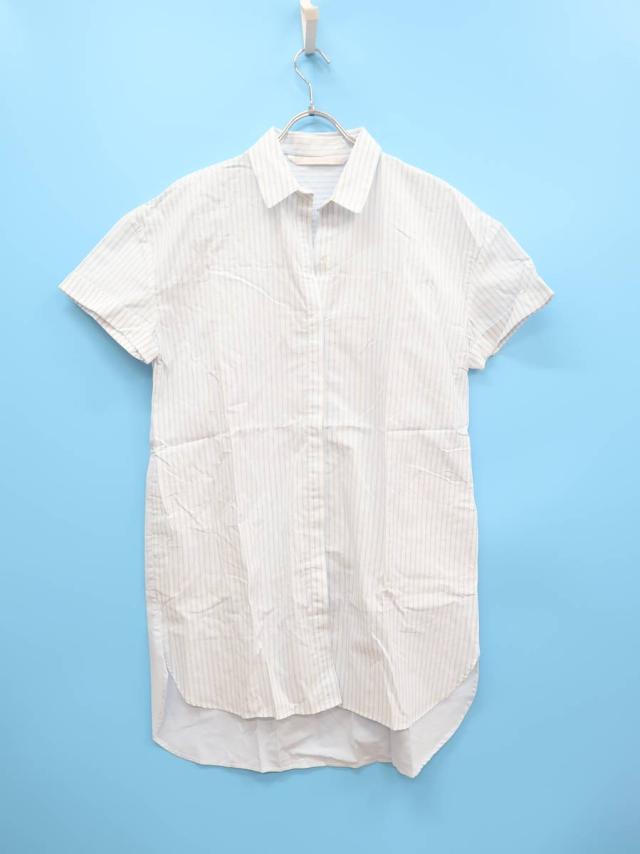 Zara Trf ザラ ストライプ切り替えシャツワンピース 半袖 青 白 レディース Aランク S 委託倉庫から出荷 の通販はau Pay マーケット ブランド品の買取販売 Wanboo