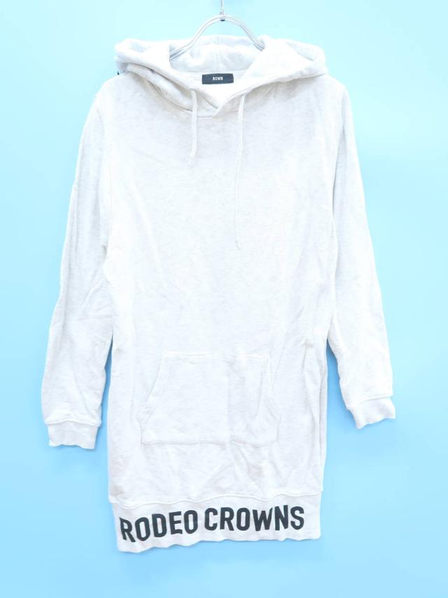 Rcwb ロデオクラウンズワイドボウル Mixパーカーワンピース 長袖 グレー 黒 レディース Aランク S 委託倉庫から出荷 の通販はau Pay マーケット ブランド品の買取販売 Wanboo