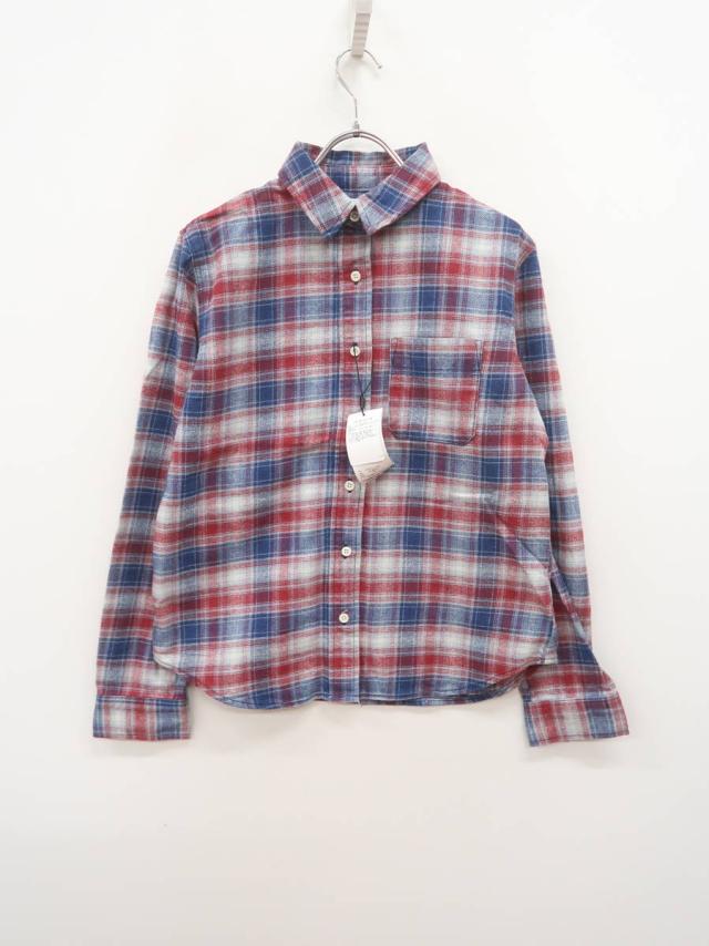 Moussy マウジー グラデーションコットンチェックシャツ 長袖 紺 赤 レディース 新品 F 委託倉庫から出荷 の通販はau Pay マーケット ブランド品の買取販売 Wanboo