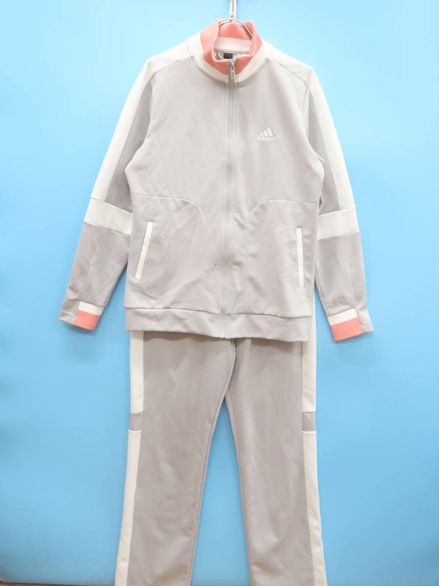 Adidas アディダス 吸汗速乾ジャージセットアップ 長袖 グレー ピンク レディース Aランク L 委託倉庫から出荷 の通販はau Pay マーケット ブランド品の買取販売 Wanboo
