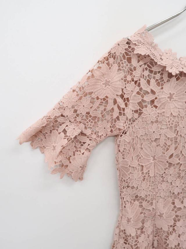 Duras デュラス フラワーレースタイトドレスワンピース 五分袖 ピンク レディース 新品 S 委託倉庫から出荷 の通販はau Pay マーケット ブランド品の買取販売 Wanboo