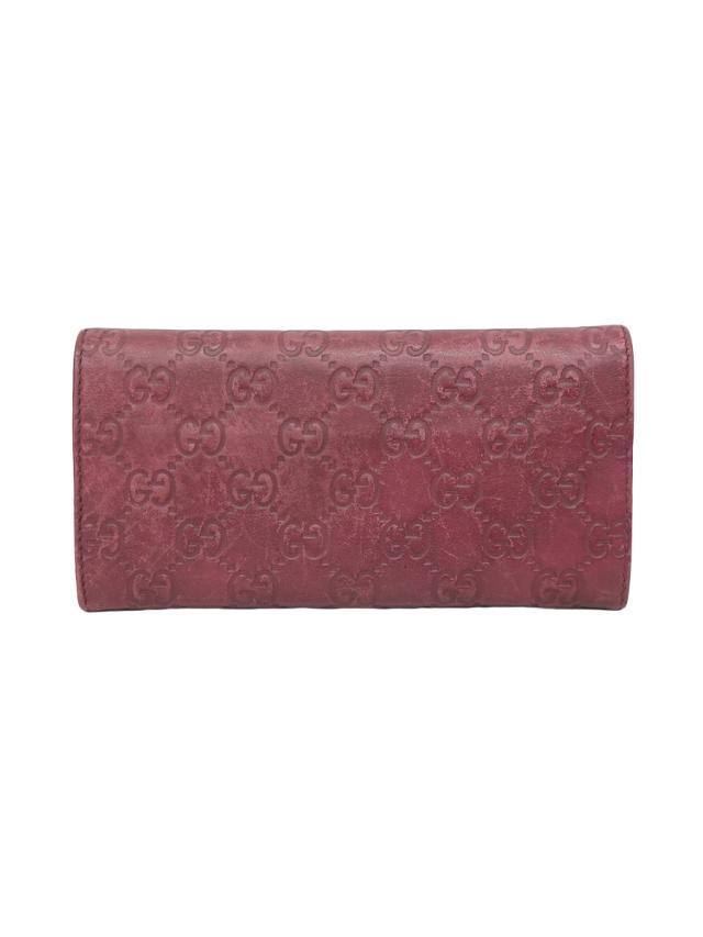 Gucci グッチ グッチシマレザー 二つ折り長財布 3052 赤 レディース Aランク 当店倉庫から出荷 の通販はau Pay マーケット ブランド品の買取販売 Wanboo