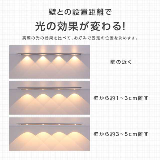 センサーライト LEDセンサーライト 室内 人感センサーライト マグネット 夜間ライト 非常灯 足元灯 常夜灯 40cmの通販はau PAY  マーケット - 安もんや | au PAY マーケット－通販サイト
