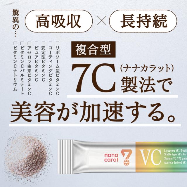 nanacarat vitamin c (ナナカラットビタミンC) 30包セット 高