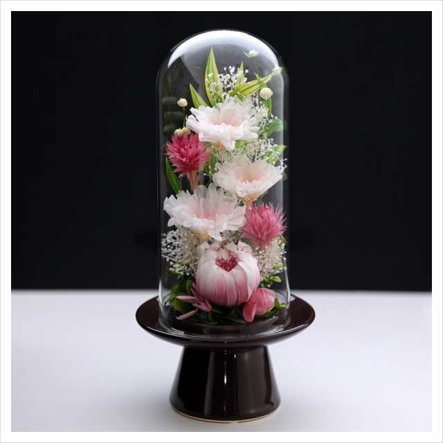 仏花 新盆 輪菊 Glassdome お供え花 即日配送 プリザーブドフラワー お供え 仏壇用 プリザーブドフラワー ケース 法事 供花 喪中はの通販はau Pay マーケット アートフォーシーズン