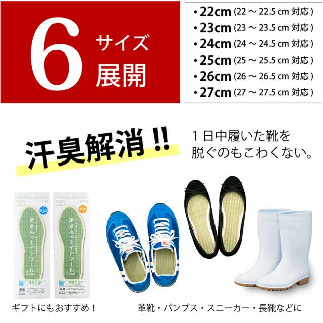 インソール 中敷き 畳 足さらっとインソール 22 Cm 27 Cm 日本製 父の日 ムレ メンズ レディース ブーツ 革靴 臭い 足 の 臭い の通販はau Pay マーケット い草屋さんこたつ屋さん