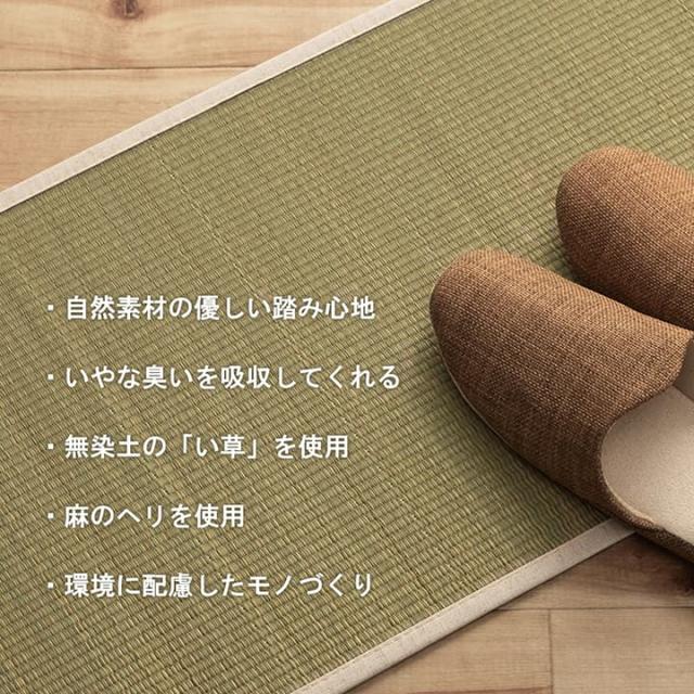 玄関マット 室内 ラグマット ラグ 抗菌 防臭 消臭 キッチンマット エントランスマット 新築祝い プレゼント 「みらい マルチマット 35×180cm」_3