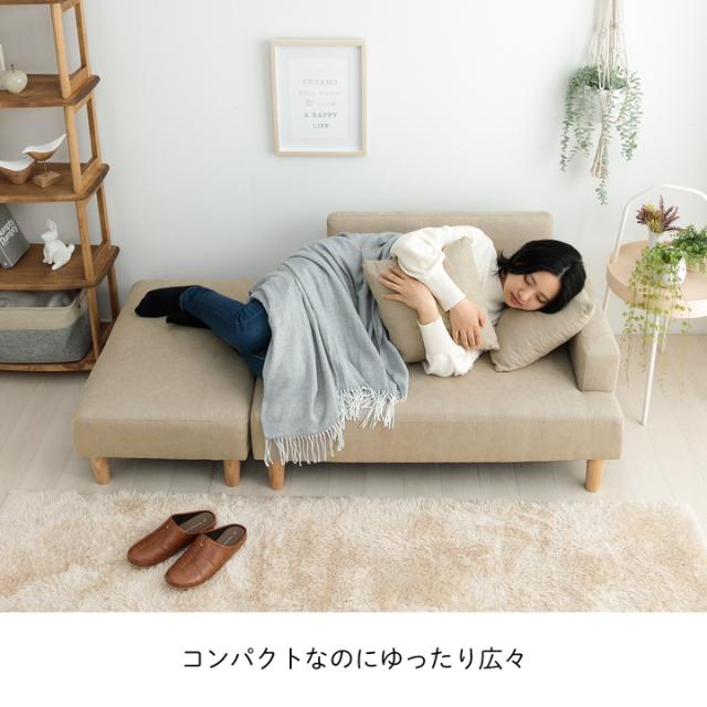 ソファー 2人掛け コンパクト かわいい カウチソファ ソファーベッド 一人暮らし 「 マフエル 」 幅108cm 2人掛け ソファー ソファ カウチソファー コーナーソファー リビングソファー 韓国インテリア_4