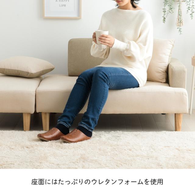 ソファー 2人掛け コンパクト かわいい カウチソファ ソファーベッド 一人暮らし 「 マフエル 」 幅108cm 2人掛け ソファー ソファ カウチソファー コーナーソファー リビングソファー 韓国インテリア_6