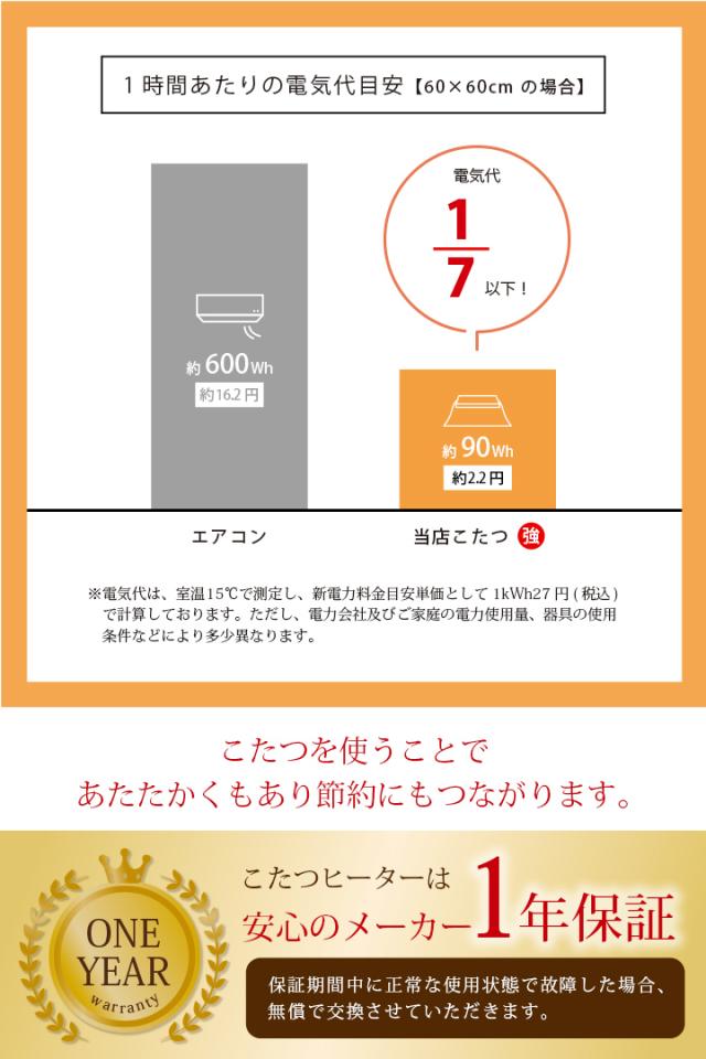 こたつ こたつセット 2点 正方形 掛台 60×60cm ( 布団 約170×170cm or 約185×185cm ) テーブル セット コタツ おしゃれ こたつ布団 オシャレ 和洋カジュアルこたつセット 小さい 一人用 ココット リーフ モロコ マオ_17