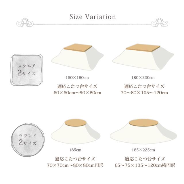 こたつ布団 正方形 こたつ掛布団 こたつ もこもこ 「 ラピアスプレミアム こたつ掛け毛布 」 180×180cm ふわふわ とろとろ 洗える おしゃれ かわいい コタツ布団 白 フェイクファー 省エネ 韓国インテリア 新生活_15