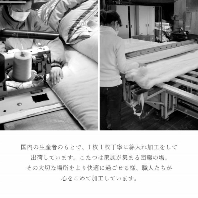 こたつ こたつセット 日本製 2点 こたつ布団 セット テーブル コタツ おしゃれ 正方形 60×60cm 選べるこたつ布団セット 掛布団 こたつ台 こたつセット 掛台セット_6