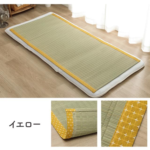 い草 シーツ シングル 寝ござ 国産 ねござ 日本製 熊本県八代産 「 リルマ 2枚組 」 約 88×180cm 5色展開 いぐさ イ草 イグサ い草シーツ シングル 夏用 敷きパッド ござ 寝汗 ネゴザ 畳 ラグ 1畳 シーツ 夏用 母の日_13