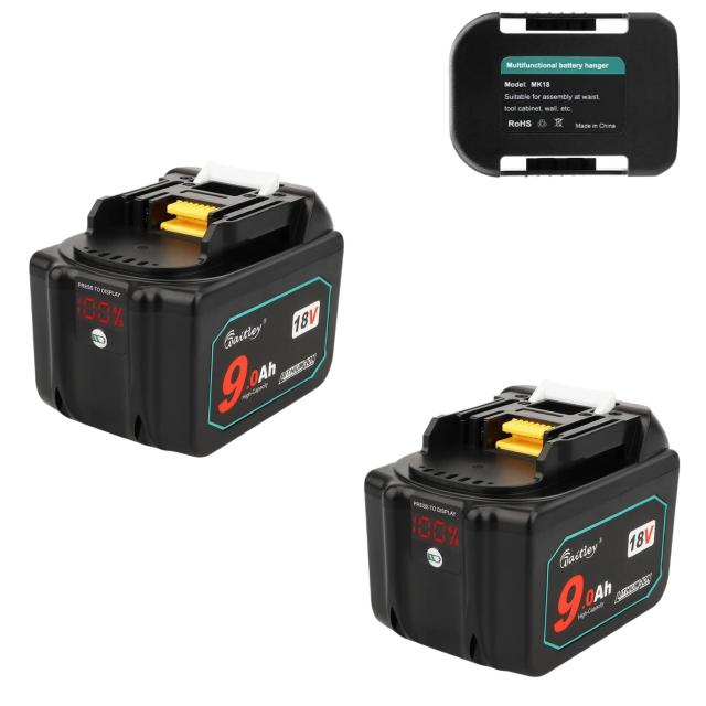 Waitley ウィトレ マキタ 18V バッテリー 互換 BL1890 9.0Ah BL1830 BL1840 BL1850 BL1860 BL1890 リチウムイオン電池 残量指示付 一年保証付き