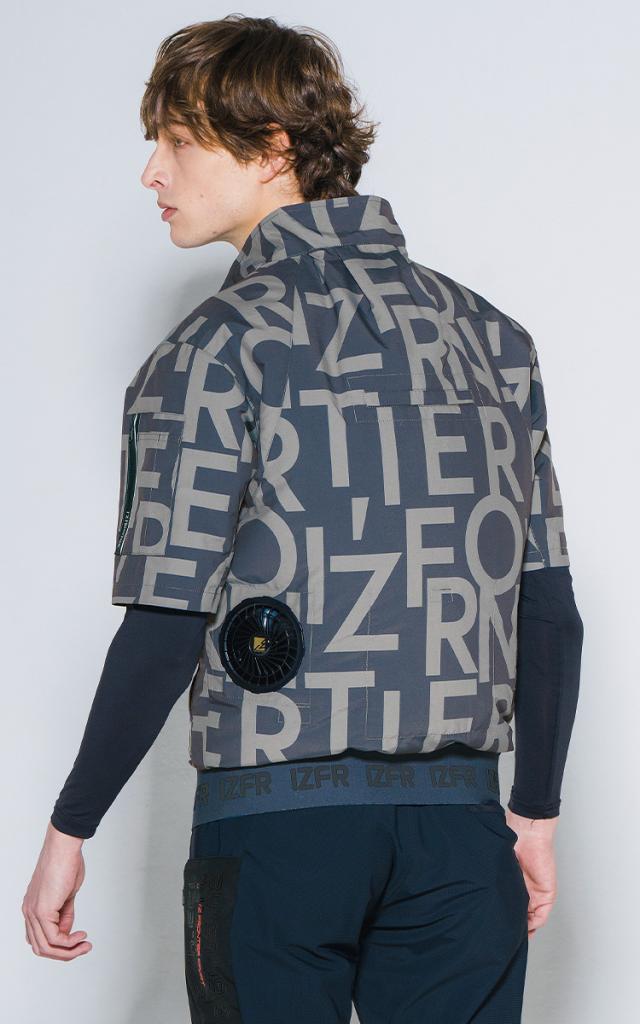 アイズフロンティア 電動ファン用ウェア A.S.ベスト 10217 15Vバッテリーファンセット 90016/90017(15Vバッテリー＋ファン) -15度 UVカット フルハーネス対応 裏アルミ 軽量 空調作業服 春夏作業服 熱中症対策 I’Z FRONTIER