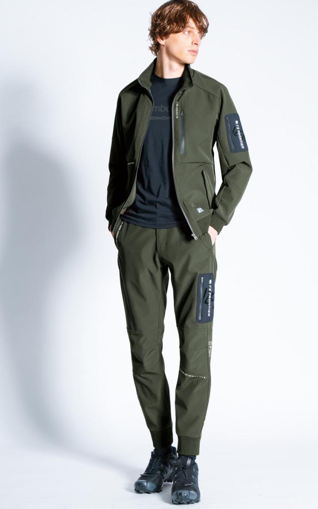 アイズフロンティア 防風A.D.ストレッチジャケット ジョガーパンツ 上下セット 9980 9983 微起毛 軽防寒 作業服 作業着 秋冬 かっこいい おしゃれ I’Z FRONTIER_18