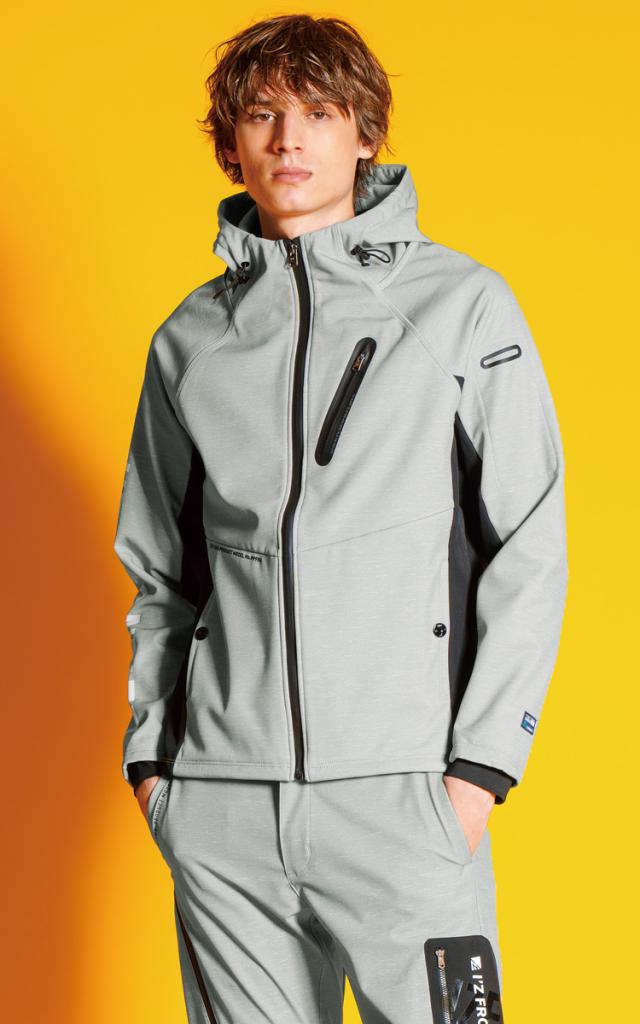 アイズフロンティア 防風A.D.ストレッチワークパーカー ジョガーパンツ