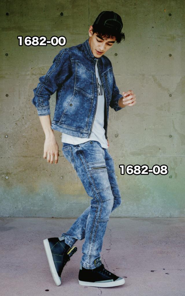 桑和 長袖ブルゾン 1682-00 S〜4L G.G.no limit on the GROUND. デニム 作業服 作業着 ストレッチ オールシーズン 2021年 秋冬 新作 おしゃれ かっこいい メンズ