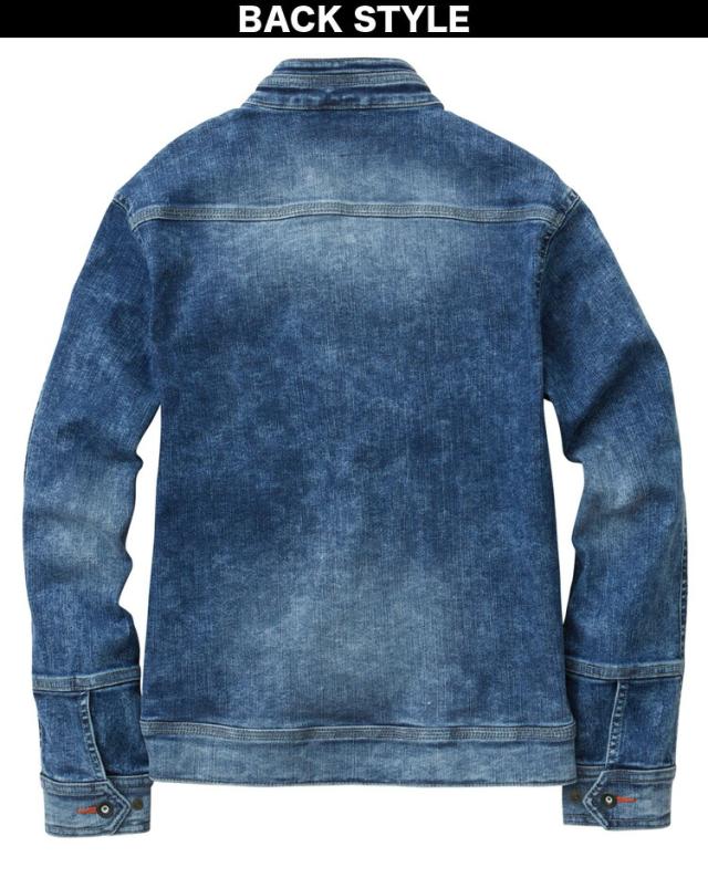 桑和 長袖ブルゾン 1682-00 S〜4L G.G.no limit on the GROUND. デニム 作業服 作業着 ストレッチ オールシーズン 2021年 秋冬 新作 おしゃれ かっこいい メンズ