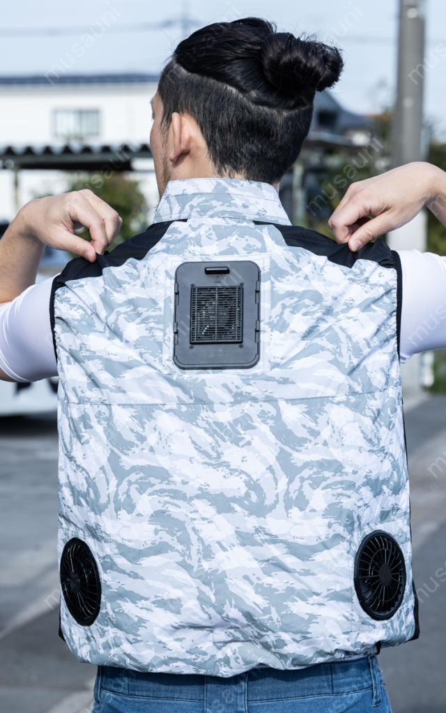 2024年新商品 ビッグボーン 冷蔵服3 TH603 ベスト ※バッテリー別売 ペルチェ 送風ファン 冷感 裏チタン加工 洗濯可 春夏 作業服 作業着 熱中症対策 bigborn