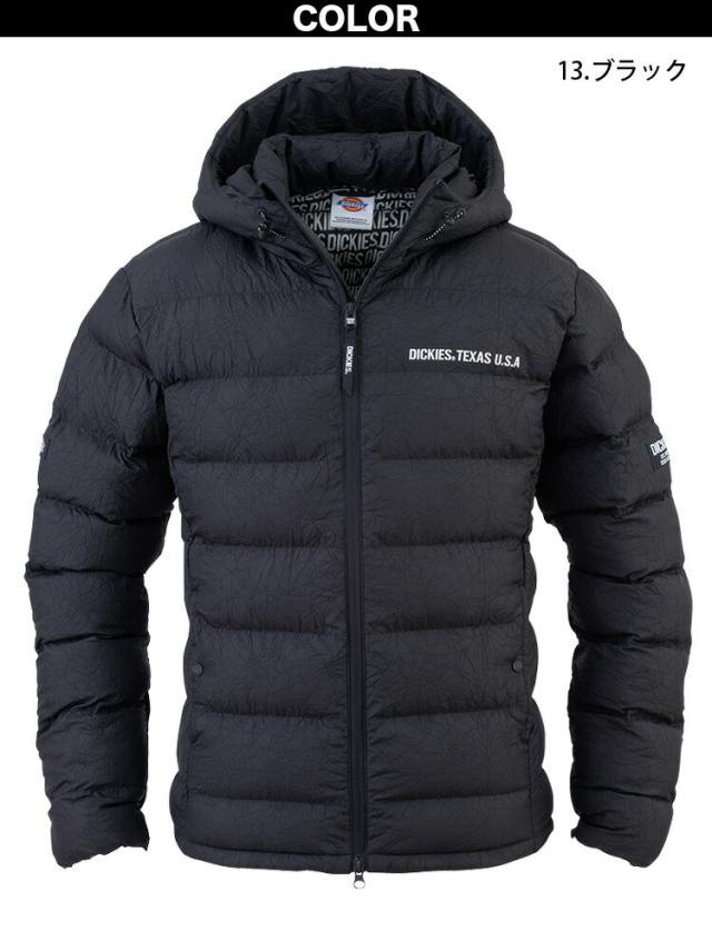 ディッキーズ ワッシャーファイバーダウンフーディージャケット D-23001 M〜4L Dickies 防寒 保温 反射 カジュアル 作業服 作業着 男女兼用 コーコス信岡 CO-COS_2