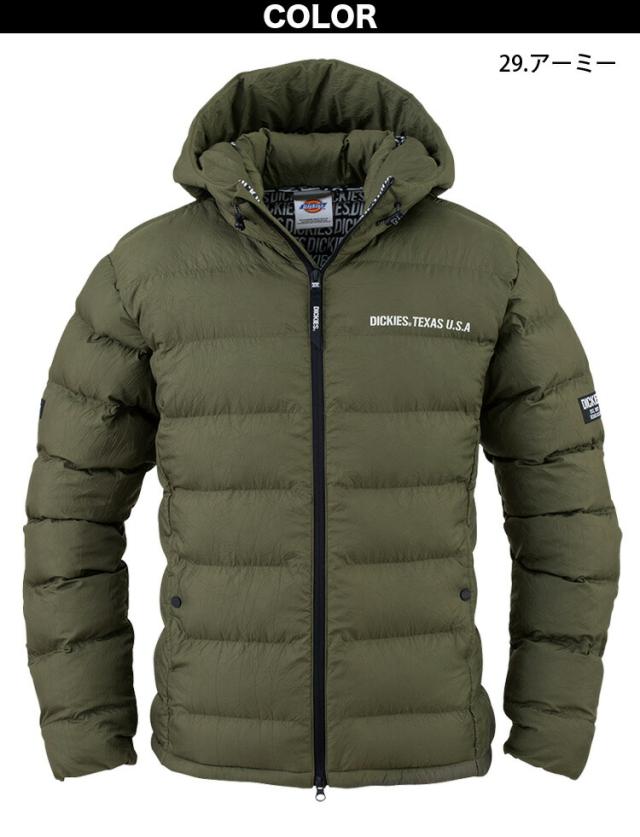 ディッキーズ ワッシャーファイバーダウンフーディージャケット D-23001 M〜4L Dickies 防寒 保温 反射 カジュアル 作業服 作業着 男女兼用 コーコス信岡 CO-COS_3