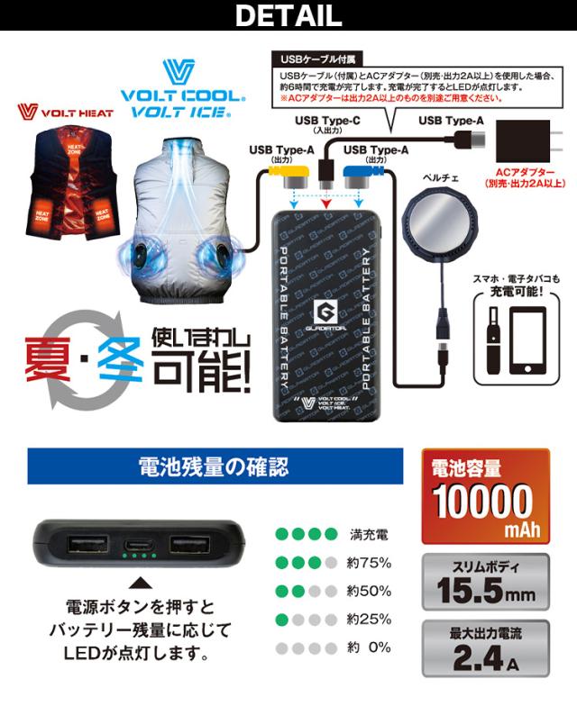 2025年新商品 空調風神服 コーコス ディッキーズ ボルトクール 日傘遮熱ベスト ペルチェネックホルダー付 D-229 GP-854/GB-852/GF-856 ペルチェ/ファン/モバイルバッテリーセット 電動ファンペルチェセット_18